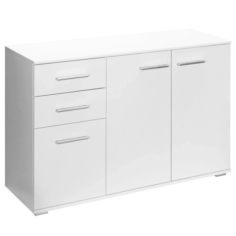 Sideboard / Kommode weiß mit 3 Türen & 2 Schubladen - 1