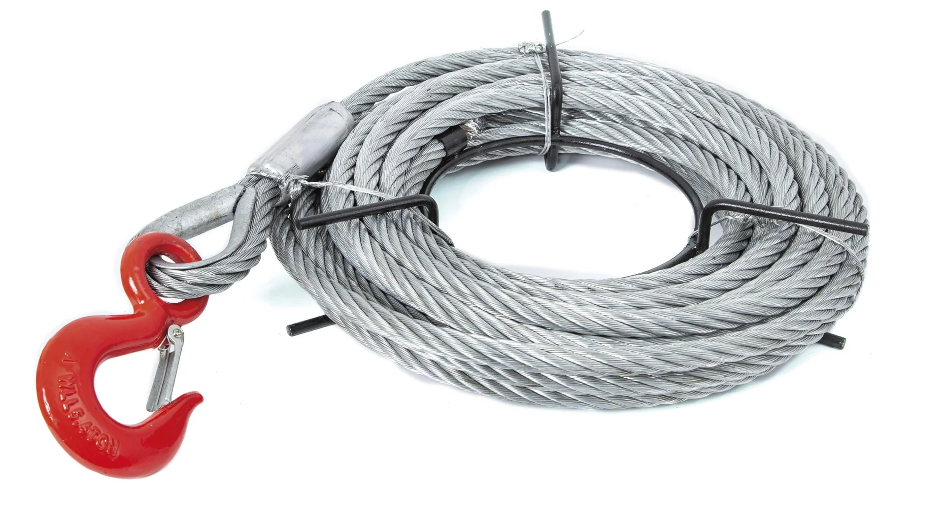 Seilzuggerät Ropemaster RM08, inklusive Hebelrohr und 20 m Seil mit Haken - 4