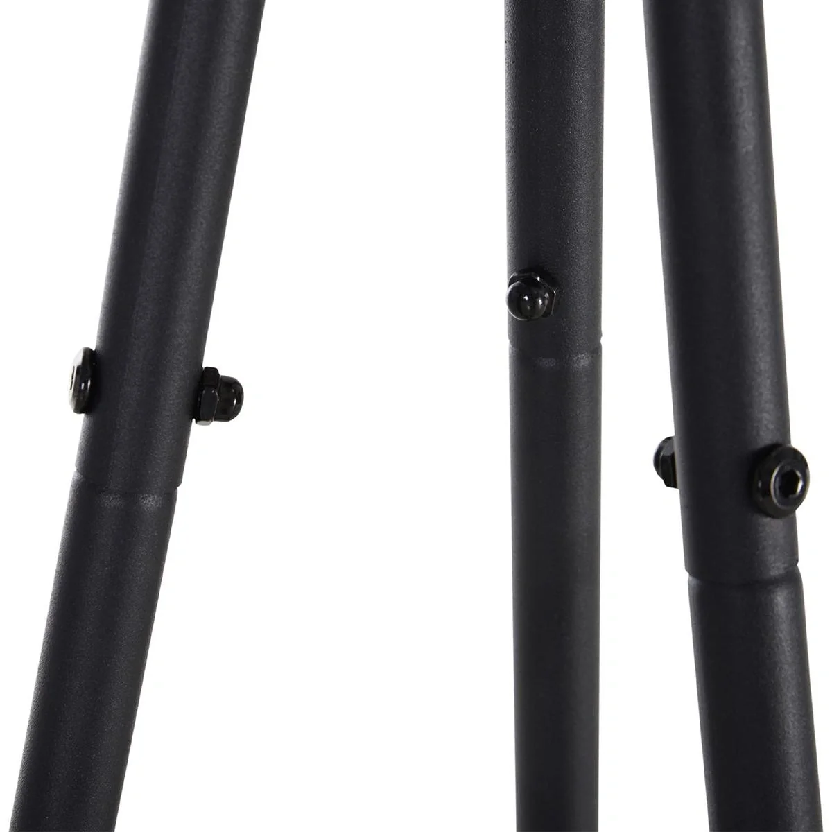 Kleiderständer mit 2 Ablagefächen schwarz - 10