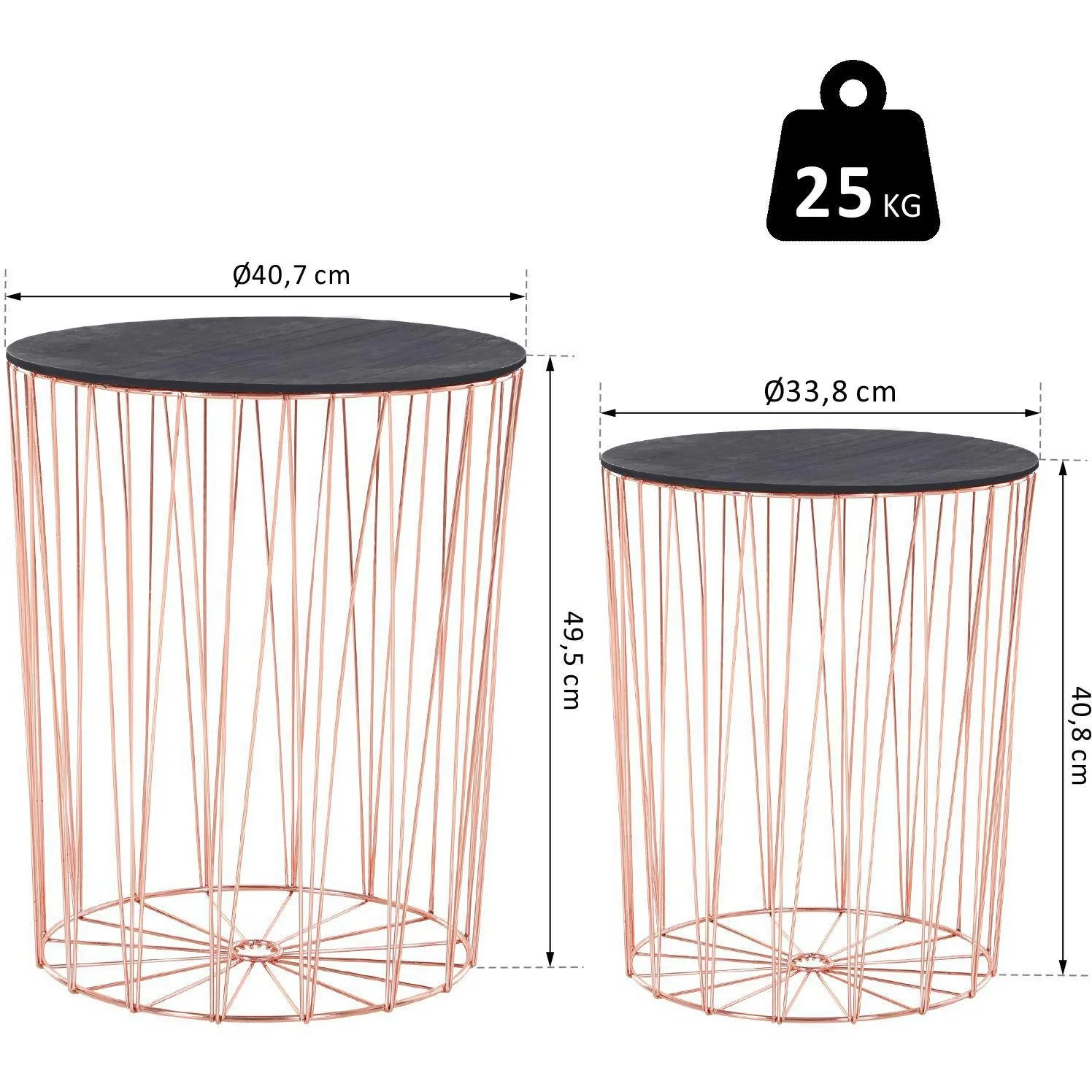 Beistelltisch im 2er-Set - 1