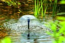 Teichpumpe "Roma" mit Trockenlaufschutz, Steigrohre und Sprinkler, 1500 l/h - 4
