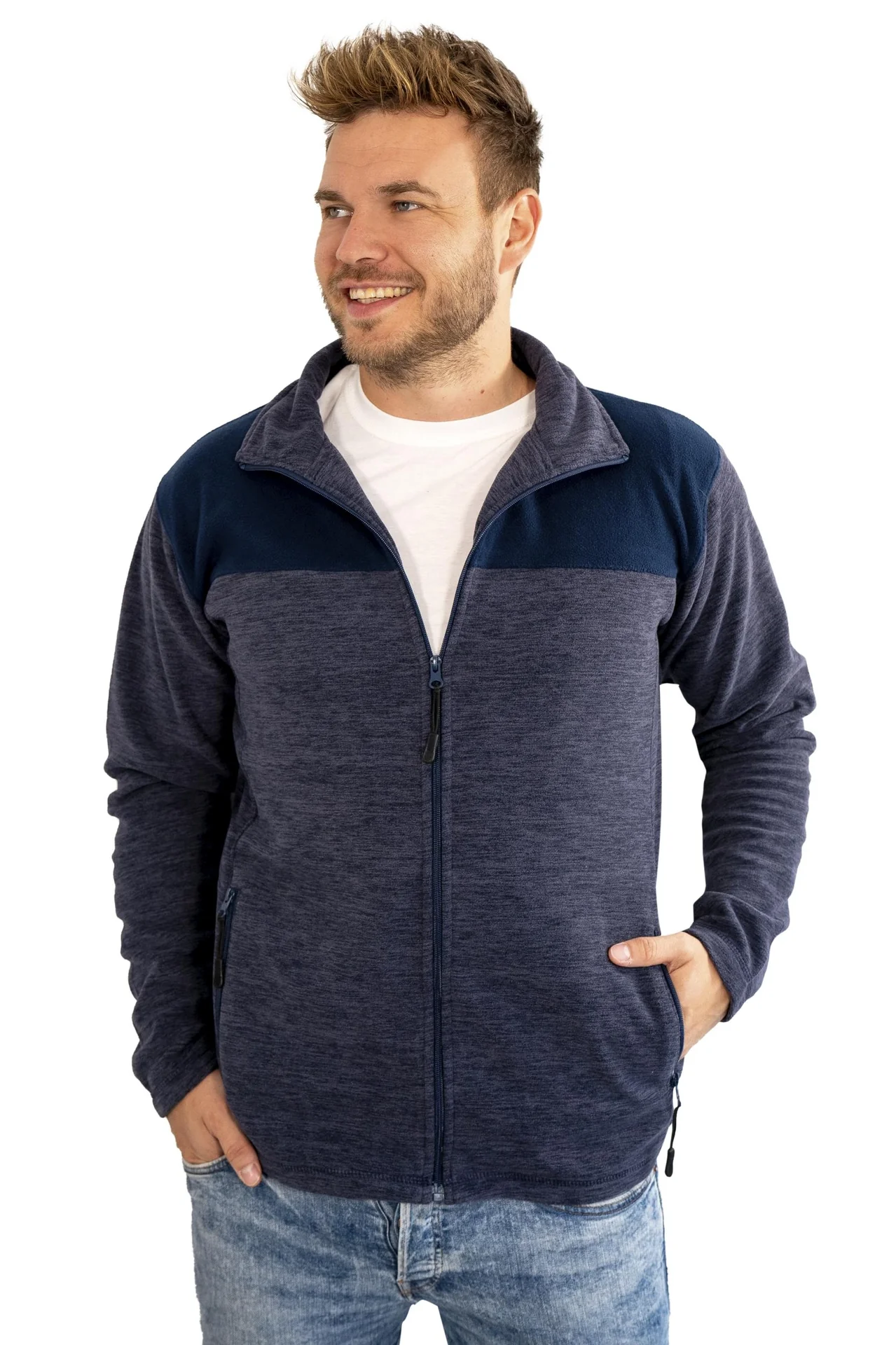 Strickjacke, Farbe navy, Gr.M - 6