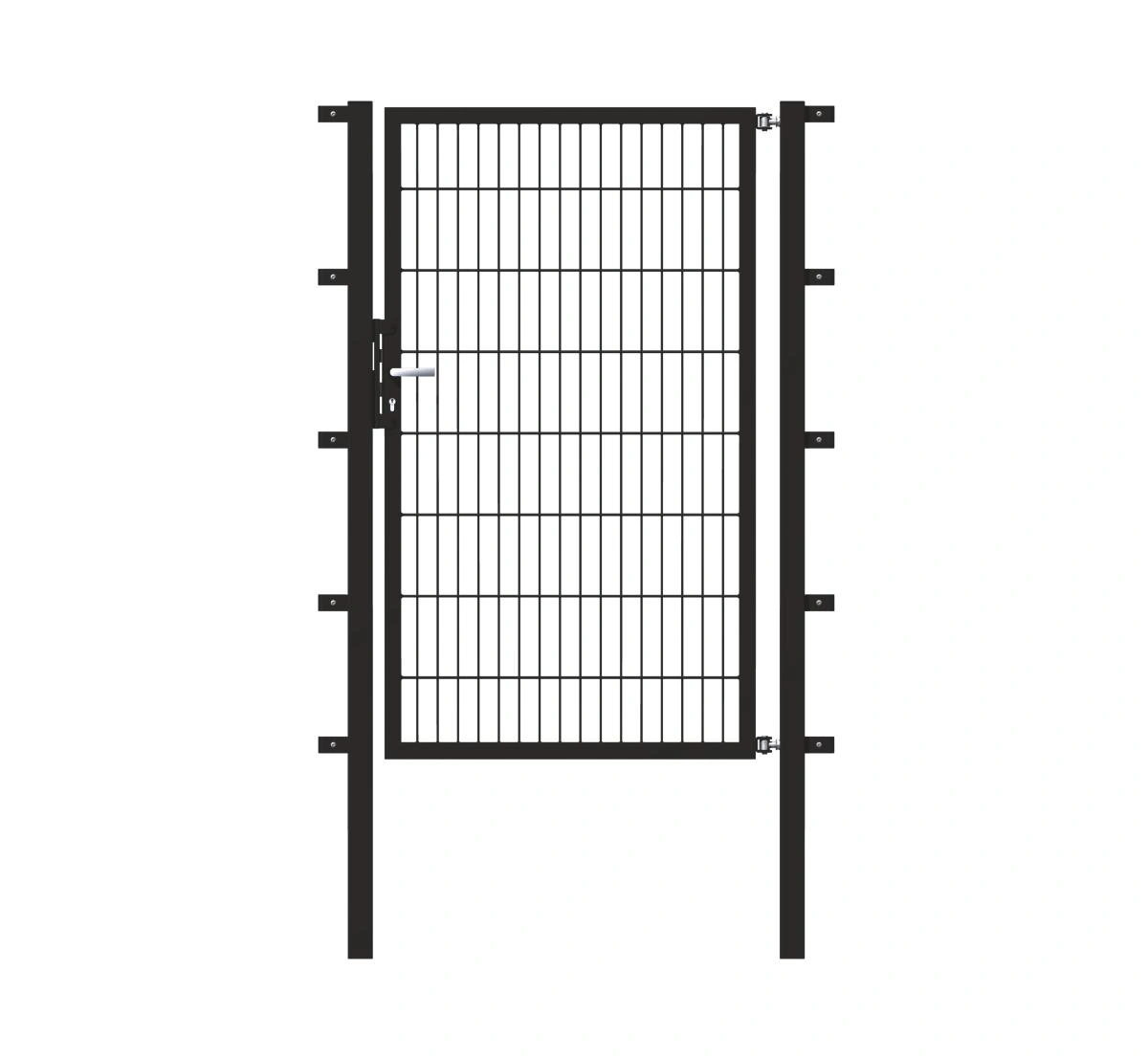 Einzeltor Flexo mit Zubehör, anthrazit/ Breite 200 cm, Höhe 160 cm - 2