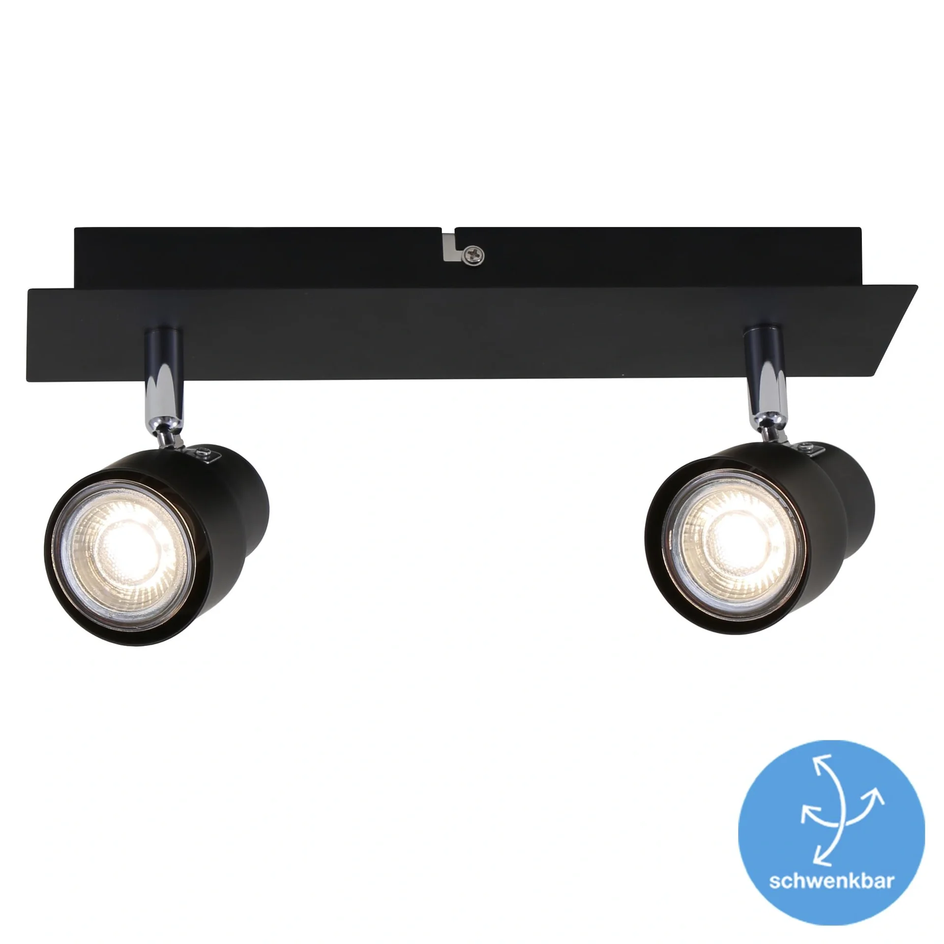 LED Deckenleuchte, 920 Lumen, 10 Watt, GU10, schwarz - 7