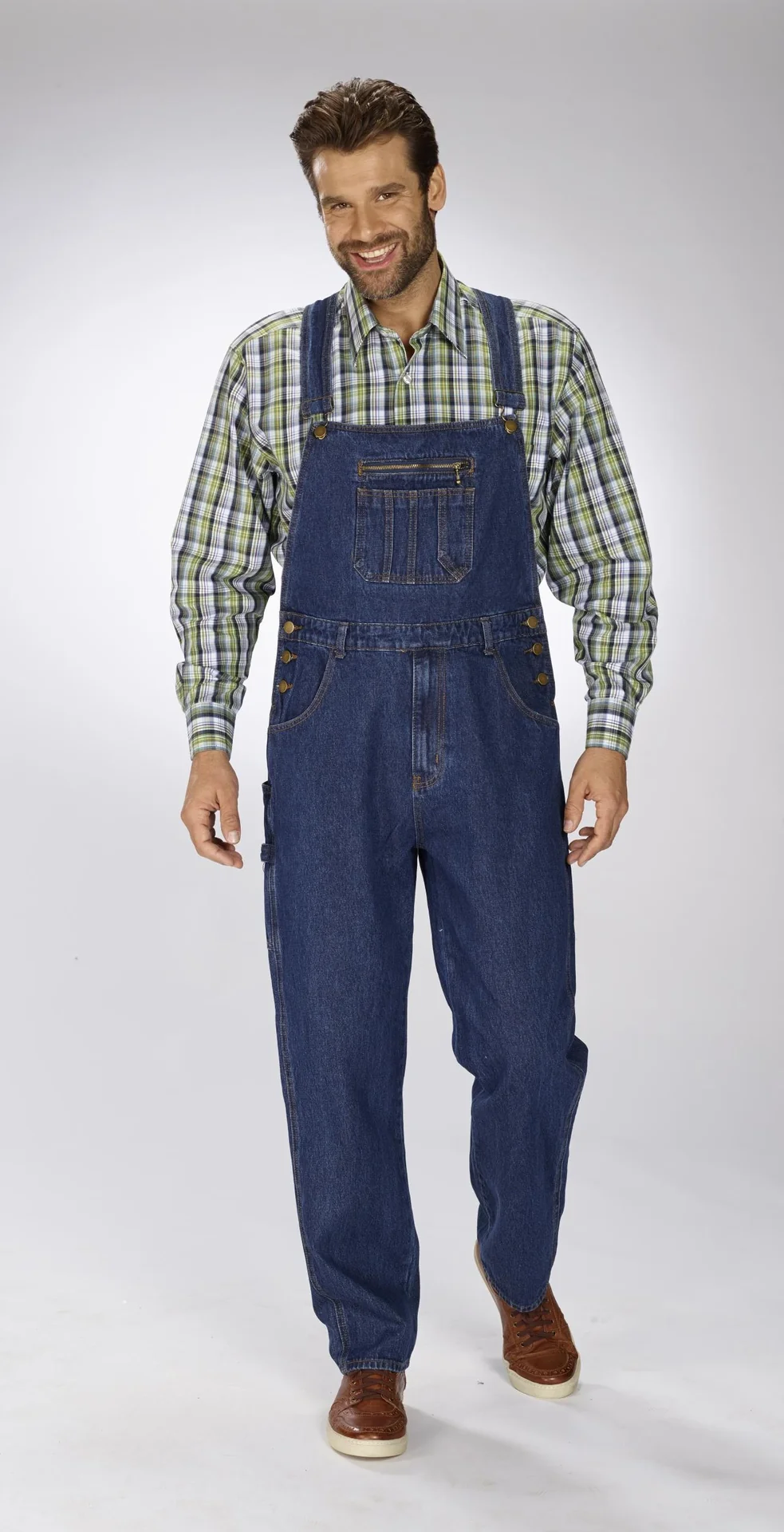 Fabrik-Latzjeans, Gr.48 - 5