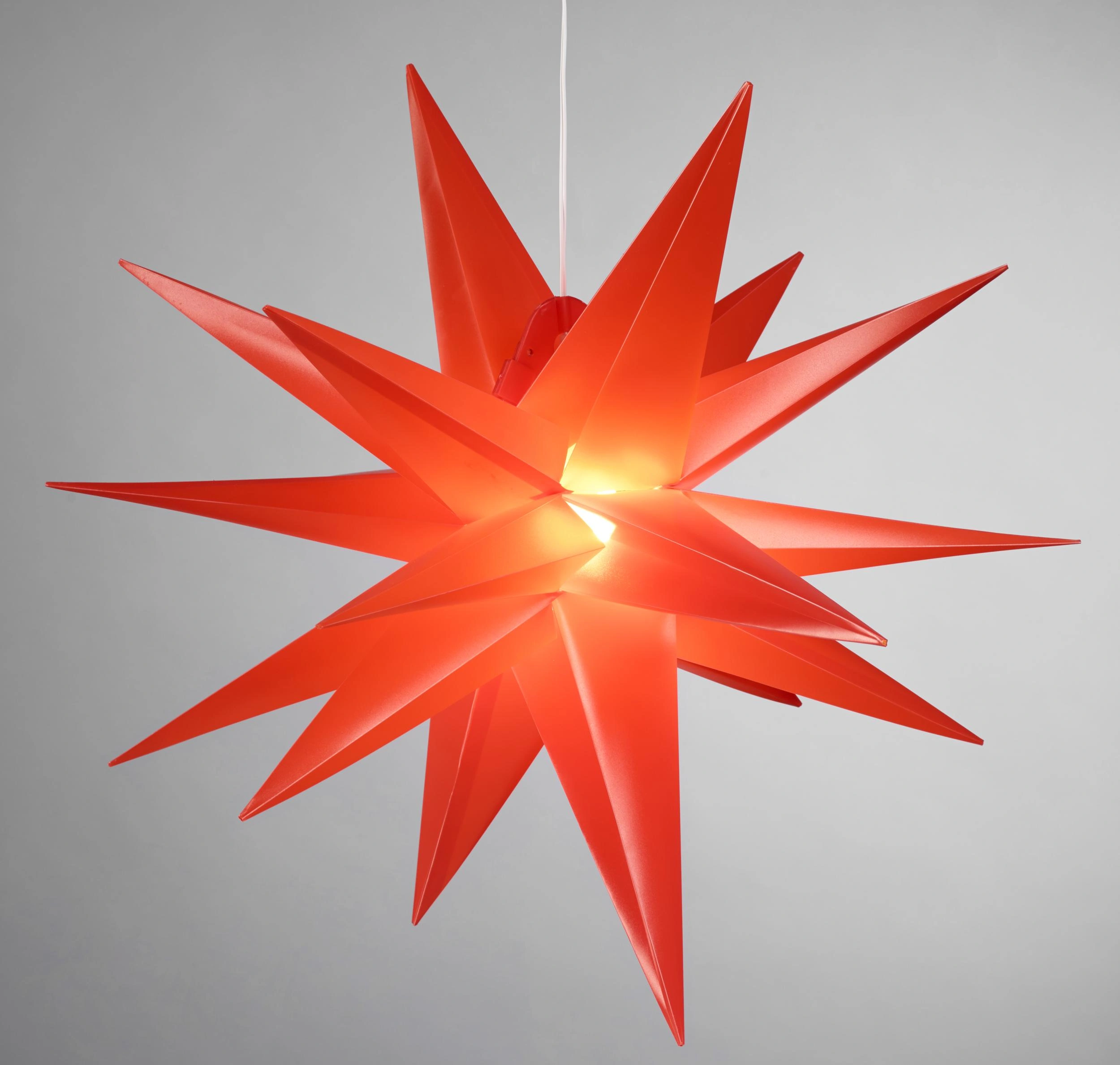 LED Kunststoff Stern, rot, ø 100 cm - 3
