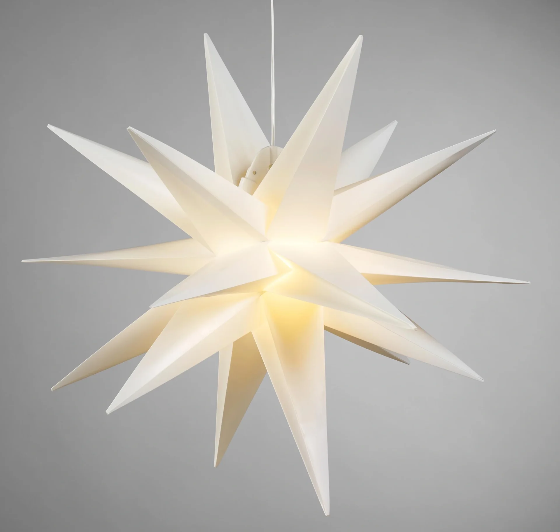 LED Kunststoffstern 58 cm, weiß - 2