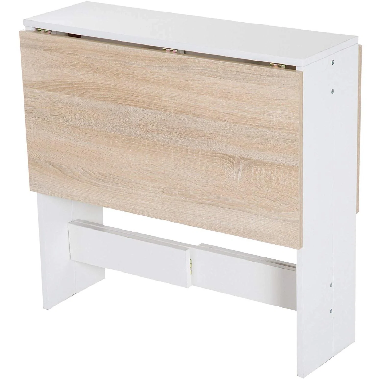 Esstisch Klapptisch Schreibtisch Eiche Weiß - 4