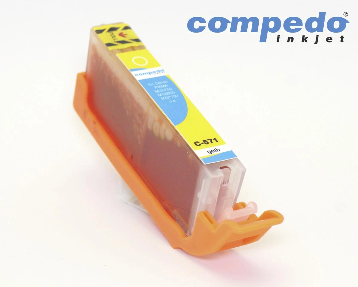Druckerpatrone für Canon CLI-571 yel XL gelb - 3