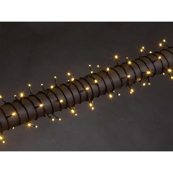 Vellight Weihnachtsbeleuchtung - 8m - 120 LEDs - Warmweiß - Innen und Außen - 9