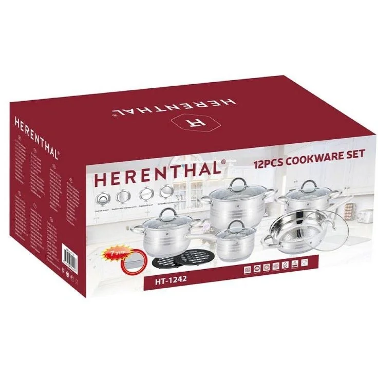 Herenthal - Komplettes 12-teiliges Kochgeschirr-Set - 3