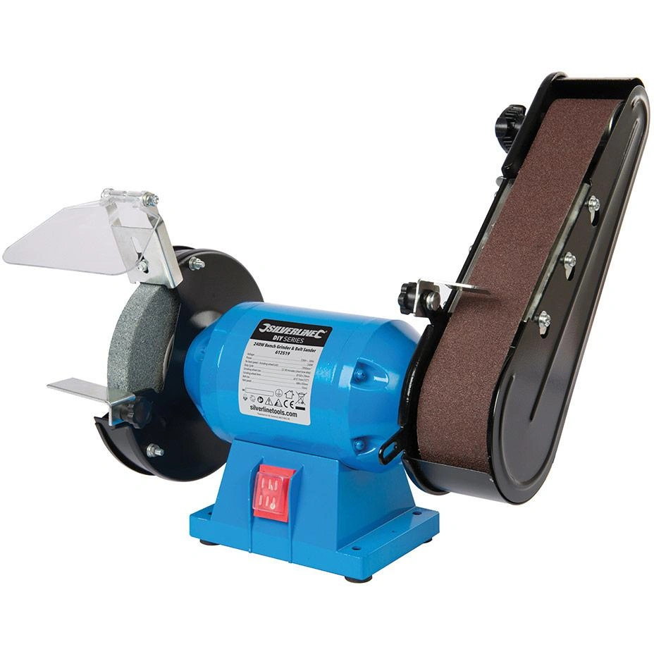 240 W Tischschleifmaschine und Bandschleifer - 4