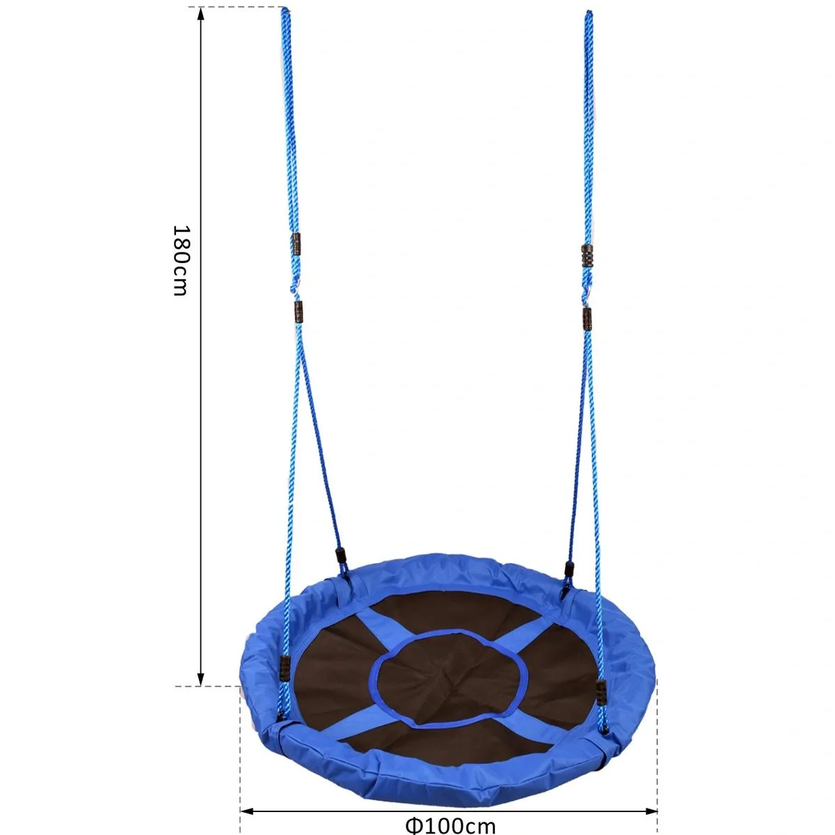 Rundschaukel für Kinder blau - 3