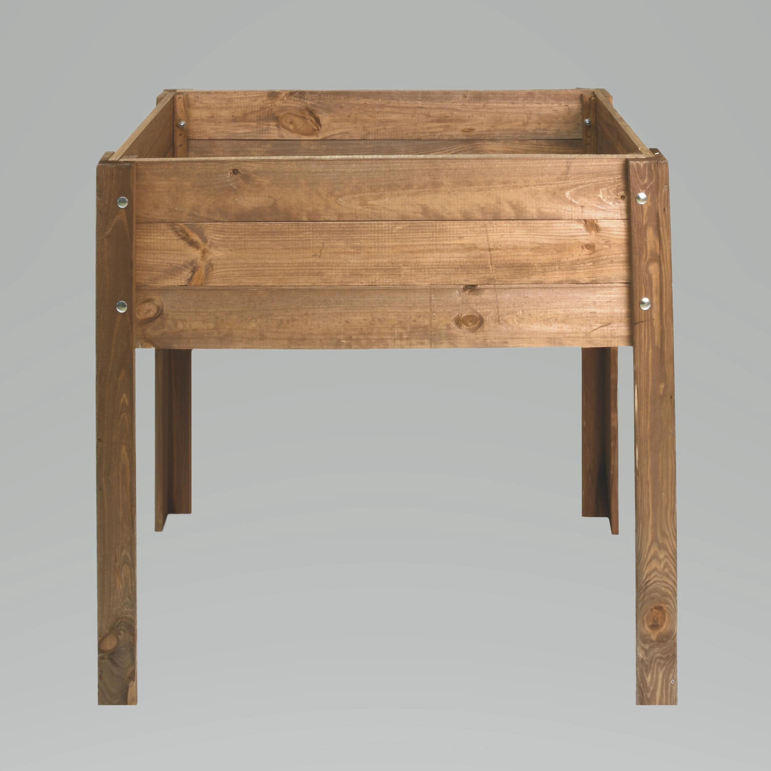 Hochbeet aus Holz, Braun, 80 x 40 x 78 cm - 2