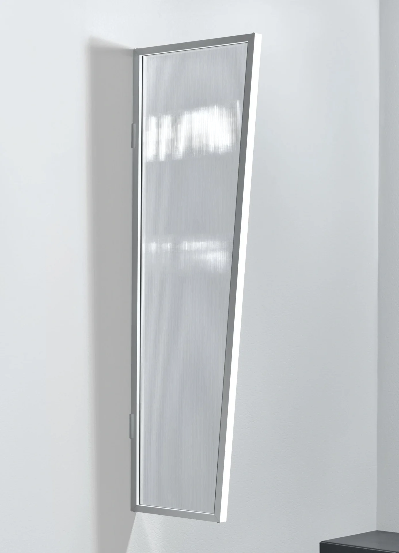 Seitenblende für B2 PC Klar, 1750 x 600 x 450 mm, Farbe weiß - 3
