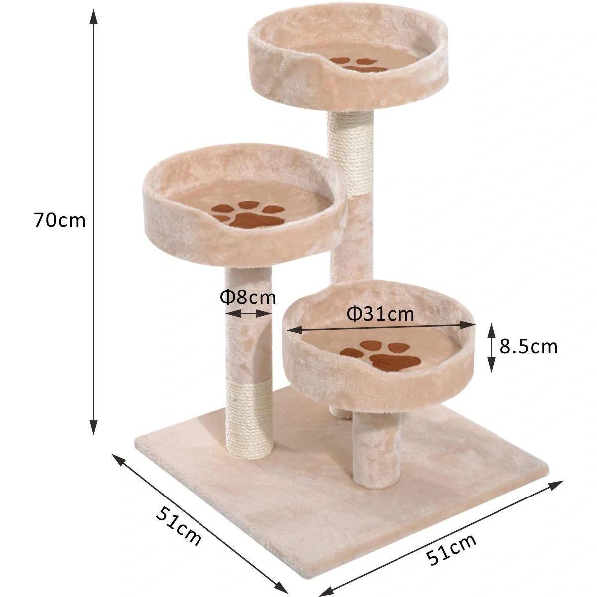 Katzenbaum Kletterbaum Spielbaum - 8