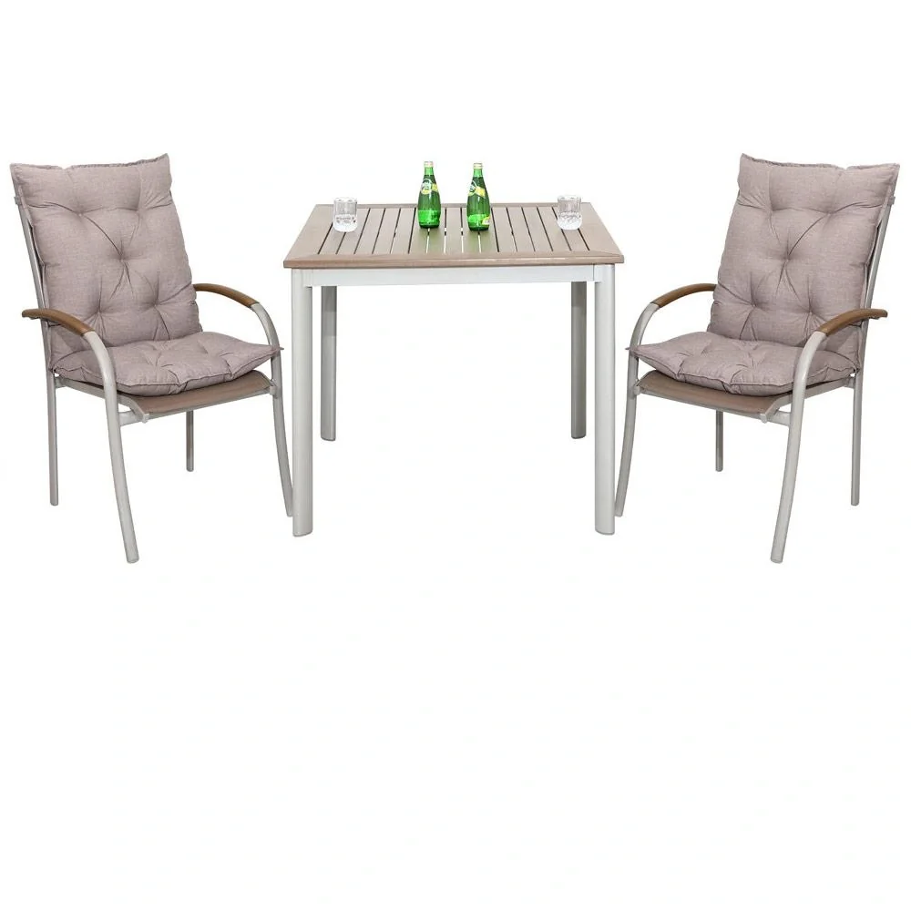 Sitzkissen - 2 Stück - Creme - 15