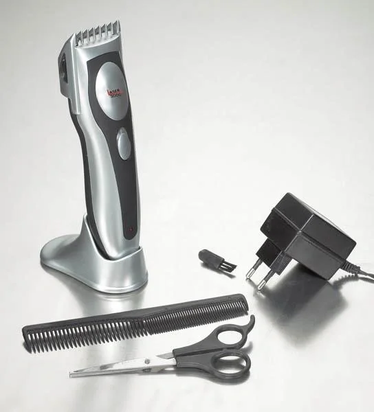 Professioneller Haarschneider mit Keramik-Schneiden, mit Ladestation, Kamm und Reinigungsbürste - 2