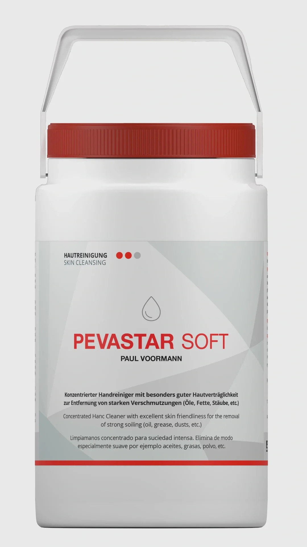 Handreiniger Pevastar SOFT, 3 l Dose mit natürlichen Reibemitteln aus Walnussschalenmehl - 1