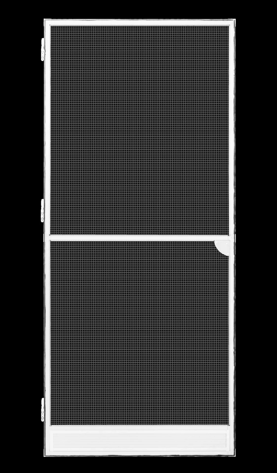 Fliegengittertür Premium, 100 x 215 cm, Farbe weiß - 8