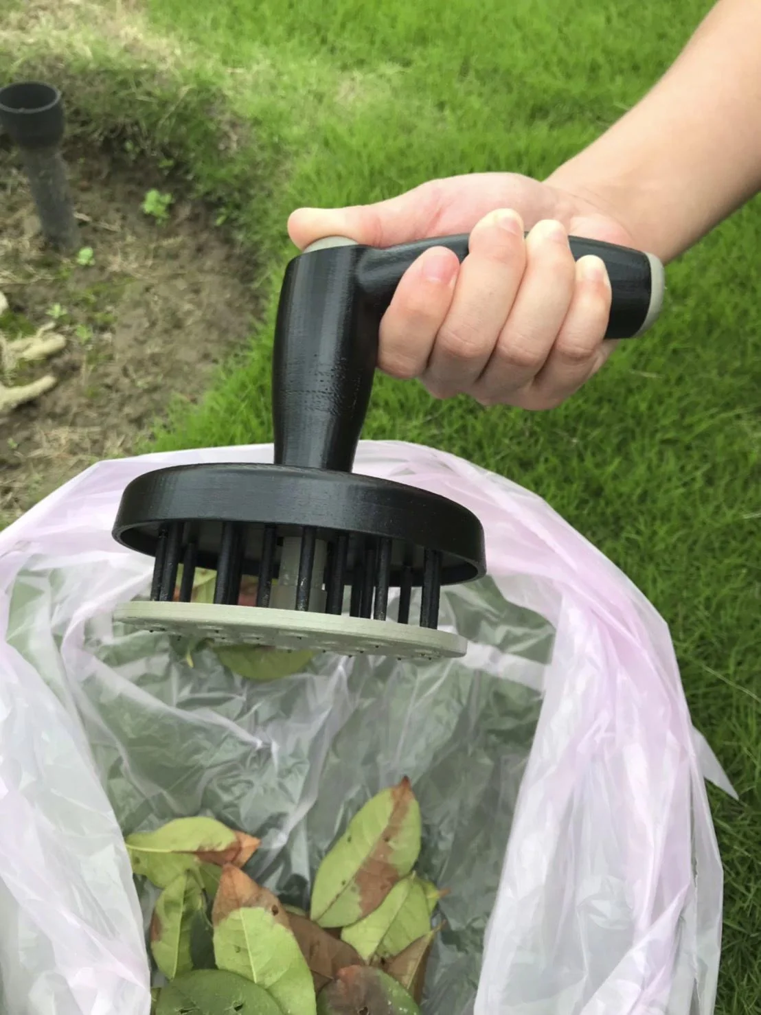 Hand - Laubpicker schwarz - 8