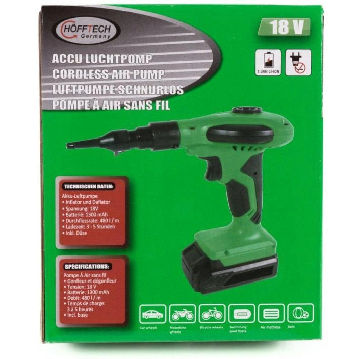 Luft-Akku-Pumpe 18V 1300MAH - 4