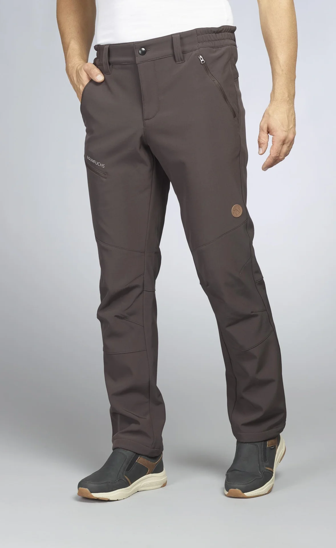 Outdoorhose mit Futter, Farbe braun, Gr.48 - 10