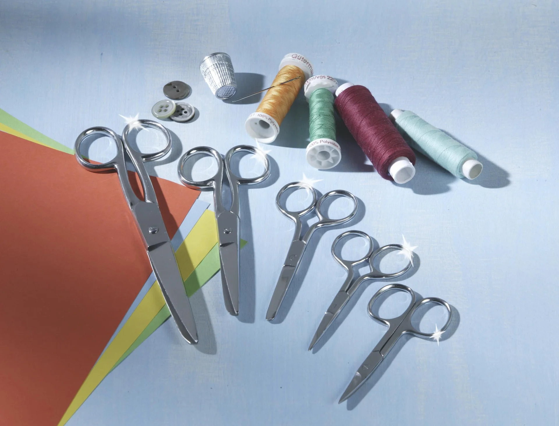 Scheren Set, 5tlg. - Edelstahl - 3