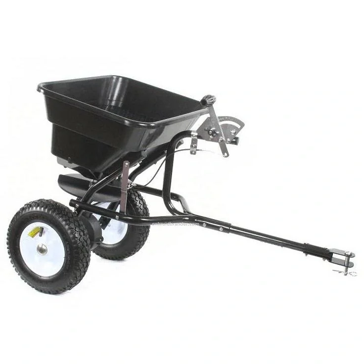 Turfmaster gezogener Streuer für Düngemittel und Salz 36 kg. - 2