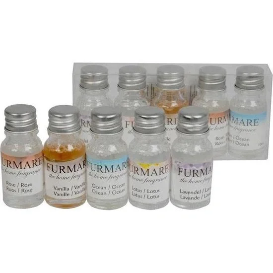 Tom Parfümöl Lavendel - Ozean - Lotus - Rose - Vanille 10ml 5 tlg - 2
