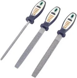 Holzraspel Set 3 tlg. mit halbrunden, runden- + flachen Holzraspeln - 1