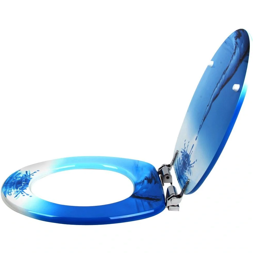 WC-Sitz Water Snake - Soft-Close-Edelstahlscharniere - 8