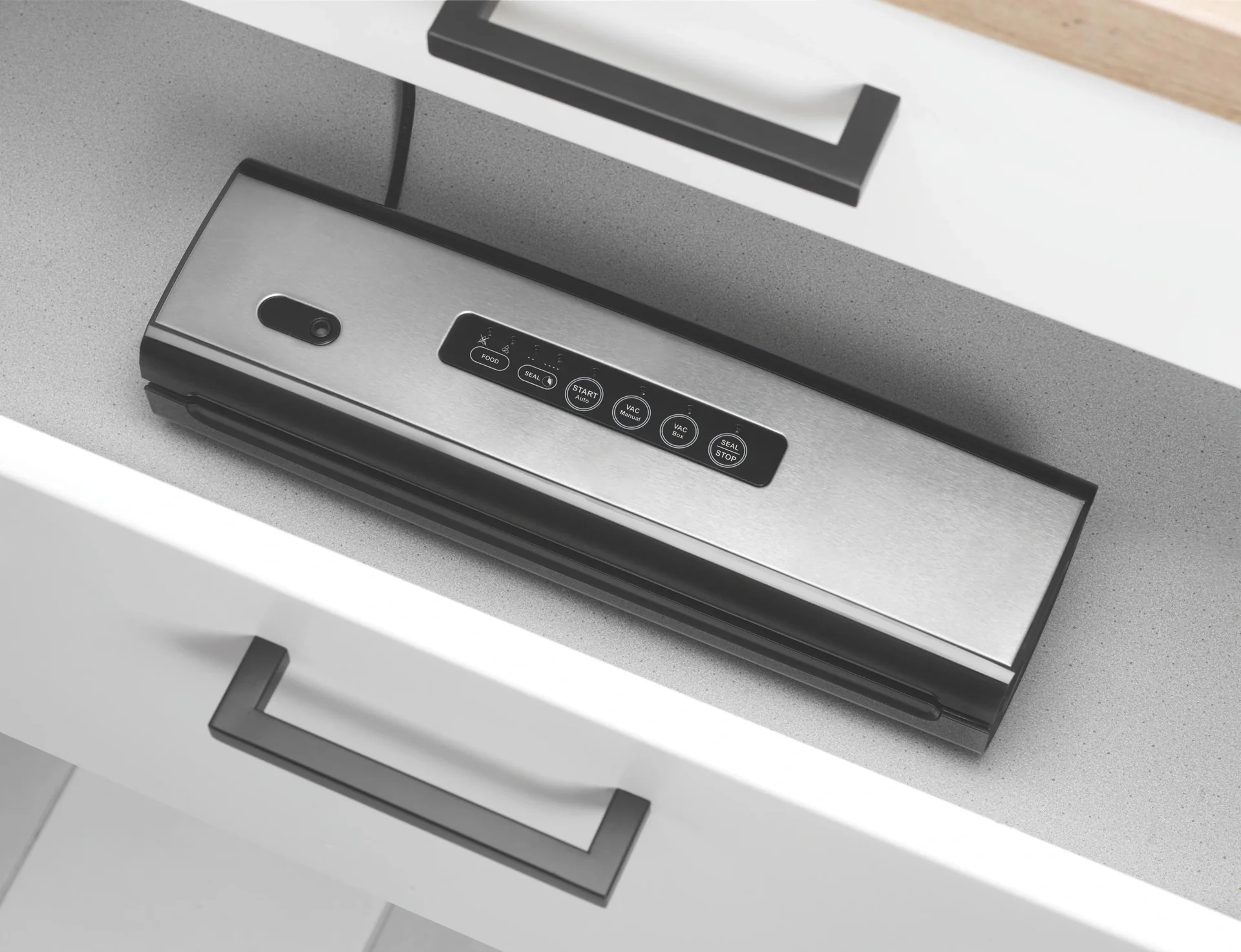 Edelstahl Kompakt-Vakuumierer, 130 Watt - 4