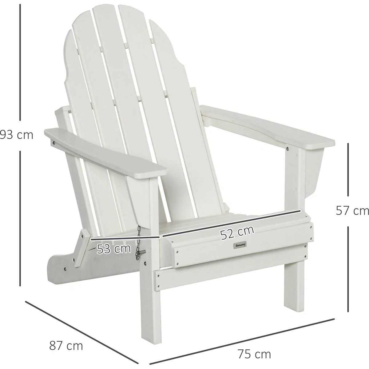 Adirondack Gartenstuhl faltbar Gar - 5