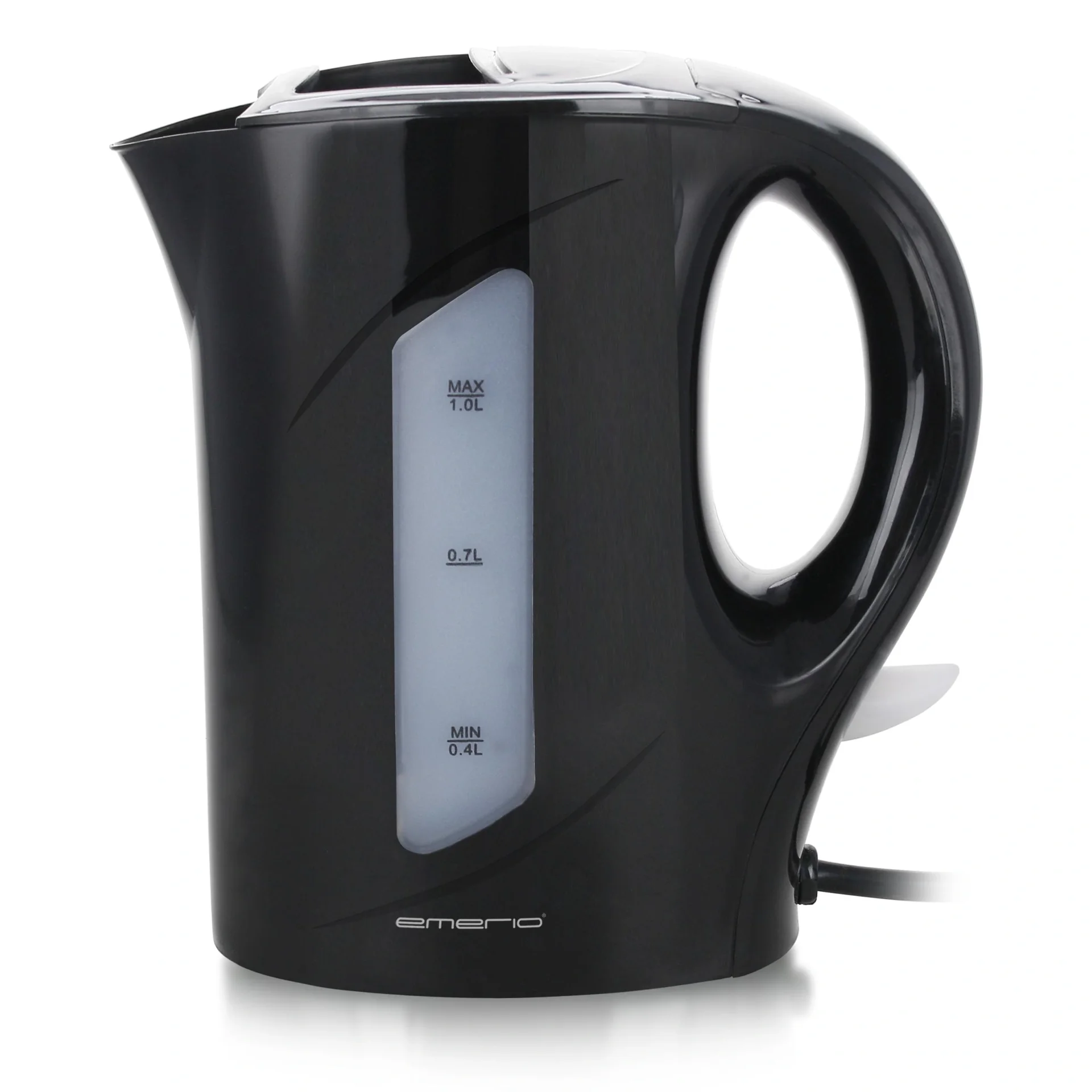 Wasserkocher, 1 Liter, 900 Watt, Schwarz - 4