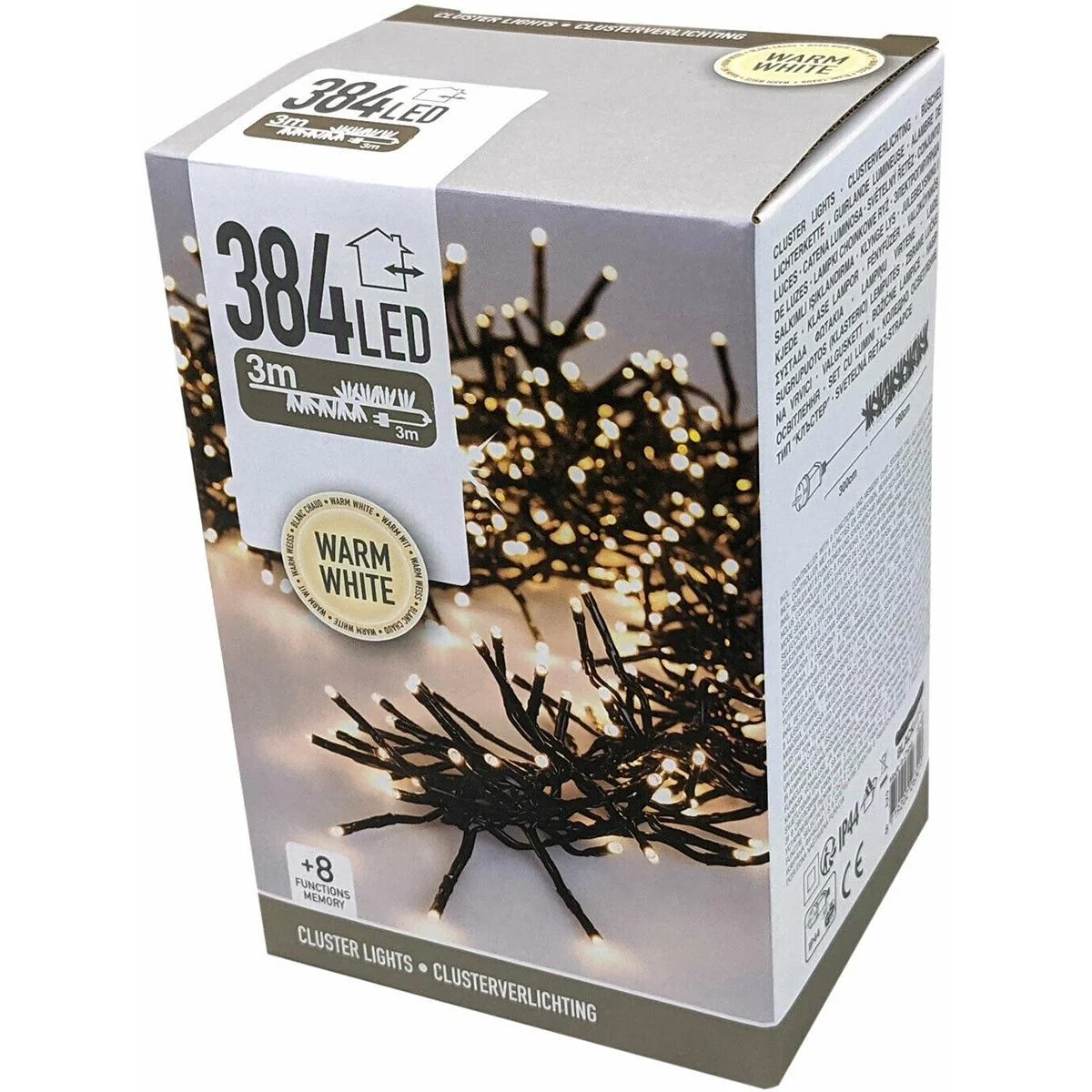 Cluster Lights 384LED - Warmweiß - 2