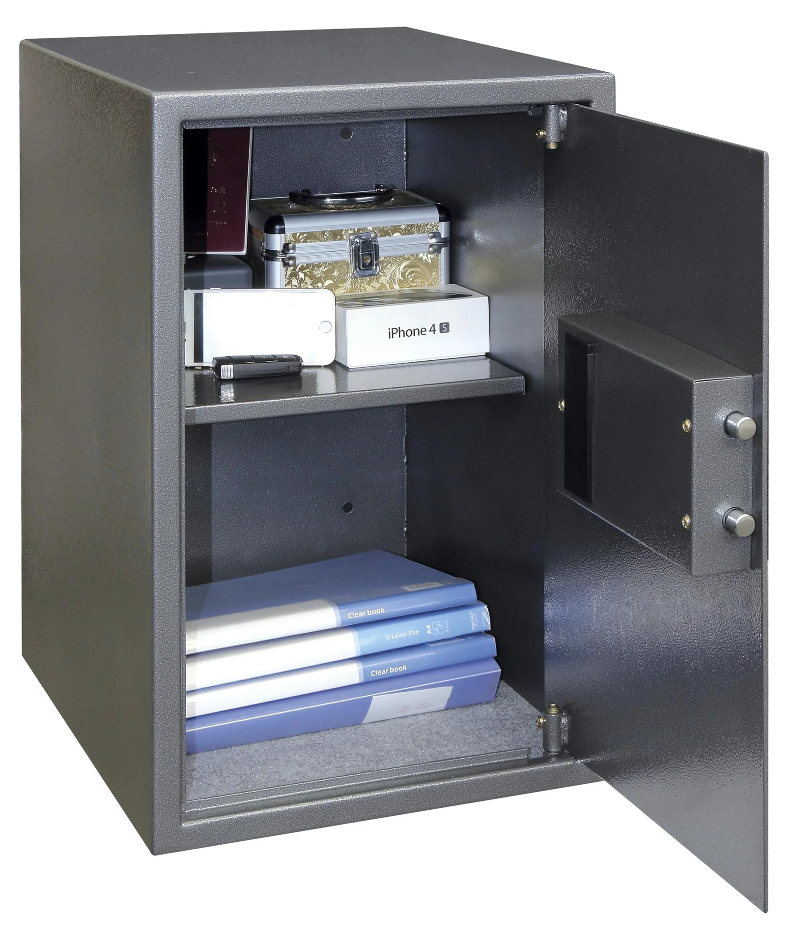 Tresor Vela Home & Office mit Elektronikschloss Außenmaße 560 x 370 x 445 mm - 5