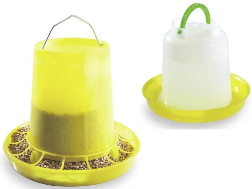 Geflügeltränke und Futterautomat im Spar Set + Darmwohl 100 ml - 3