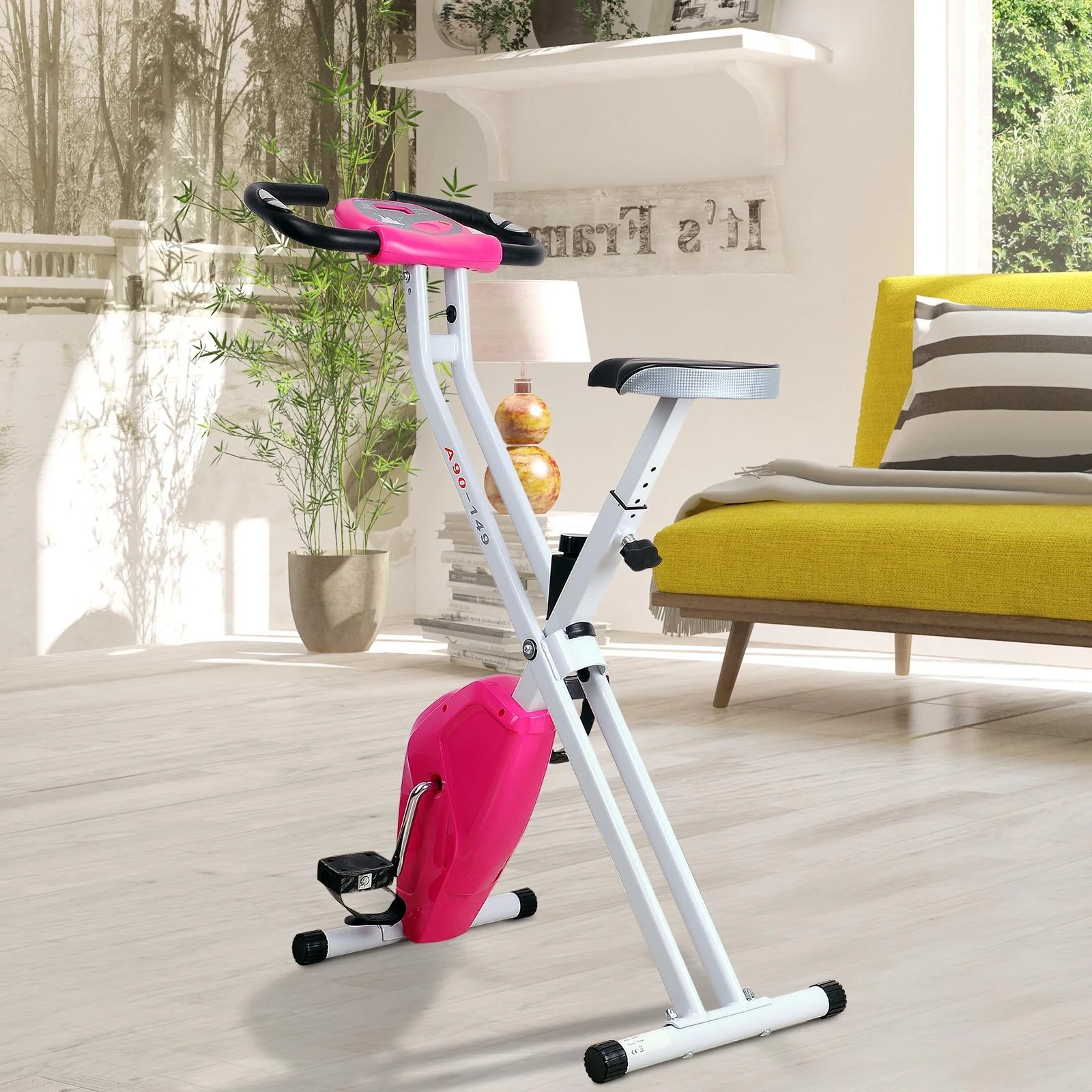 Heimtrainer mit LCD-Monitor, rosa - 5