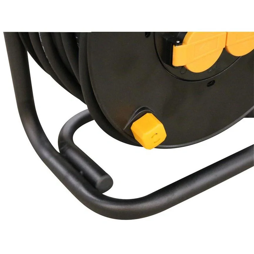 RELECTRIC Kabeltrommel PRO - 25m - 4 Steckdosen - 4