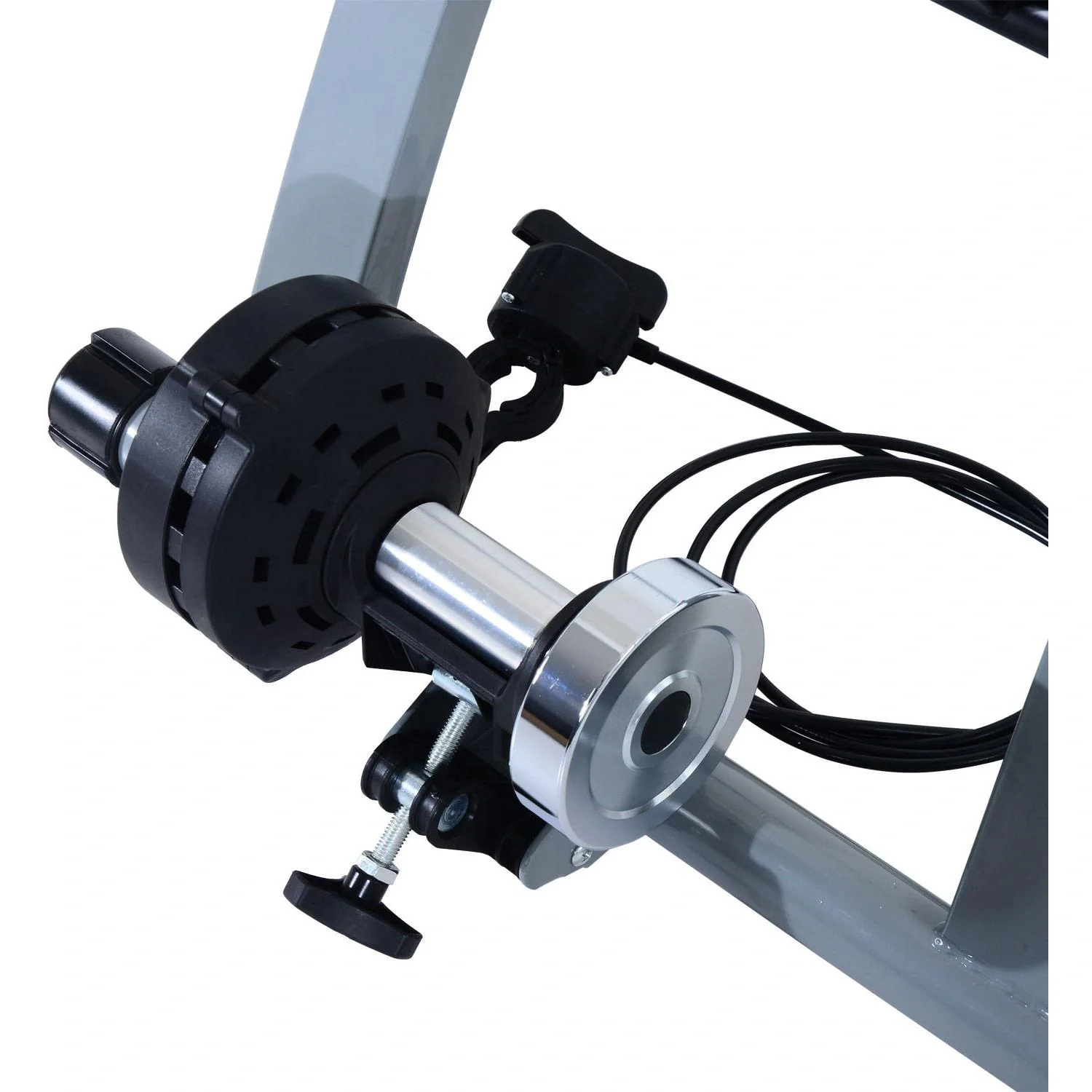 Rollentrainer mit Magnetbremse Rolle schwarz-silber - 5