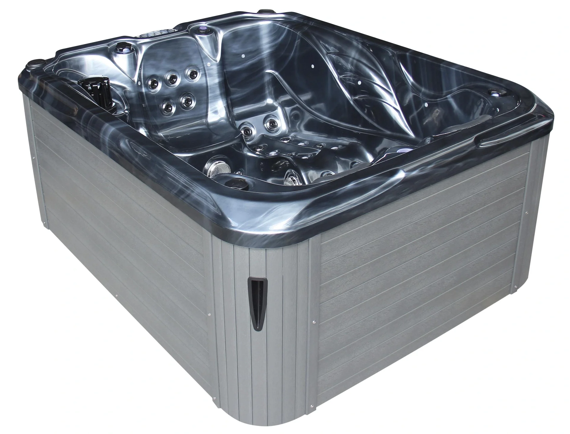 Whirlpool - Lanai schwarz mit Wasserfall - 5