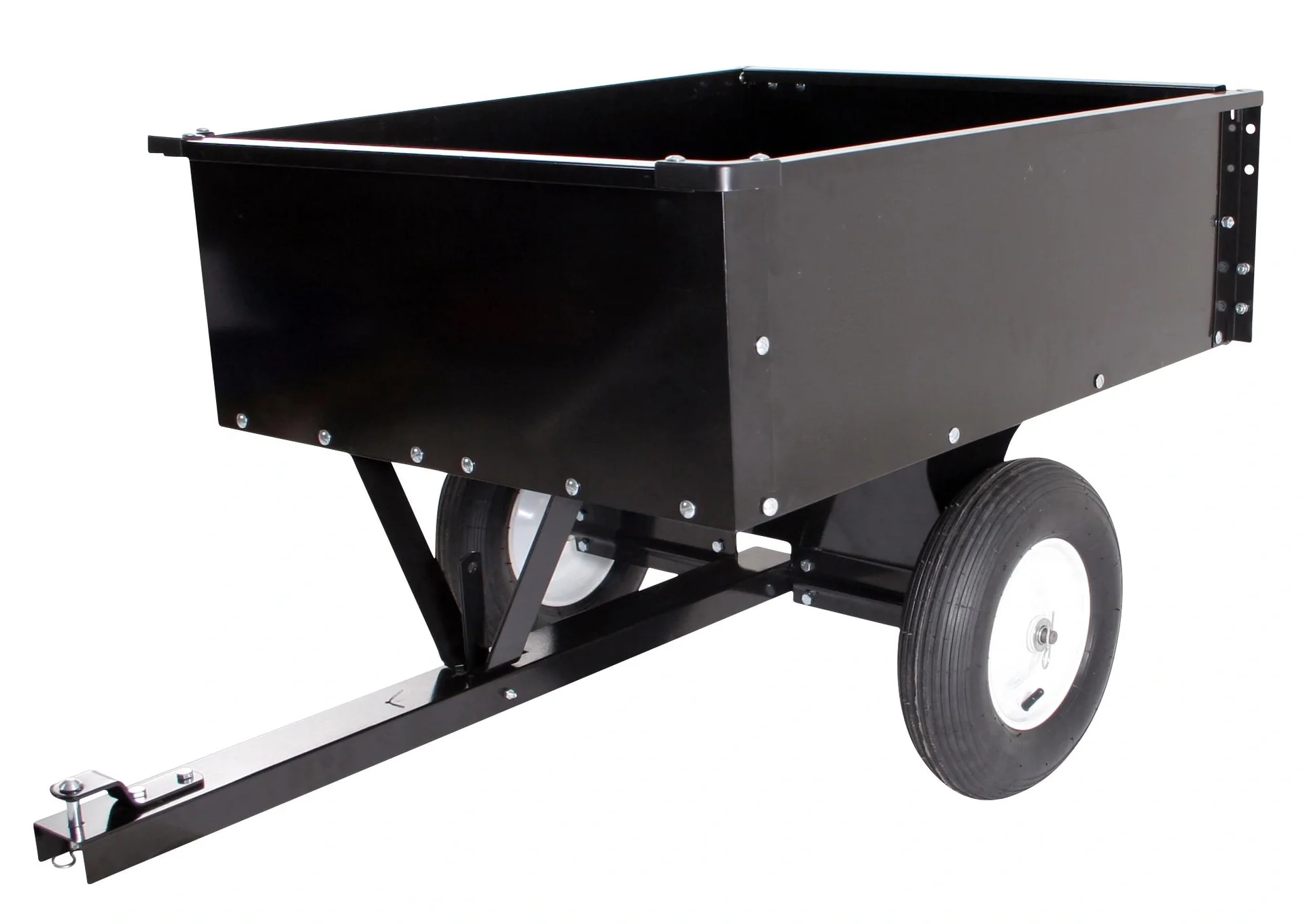 Rasentraktor Anhänger 300 kg - Mit Kippfunktion 154 x 95 x 35 cm - 2