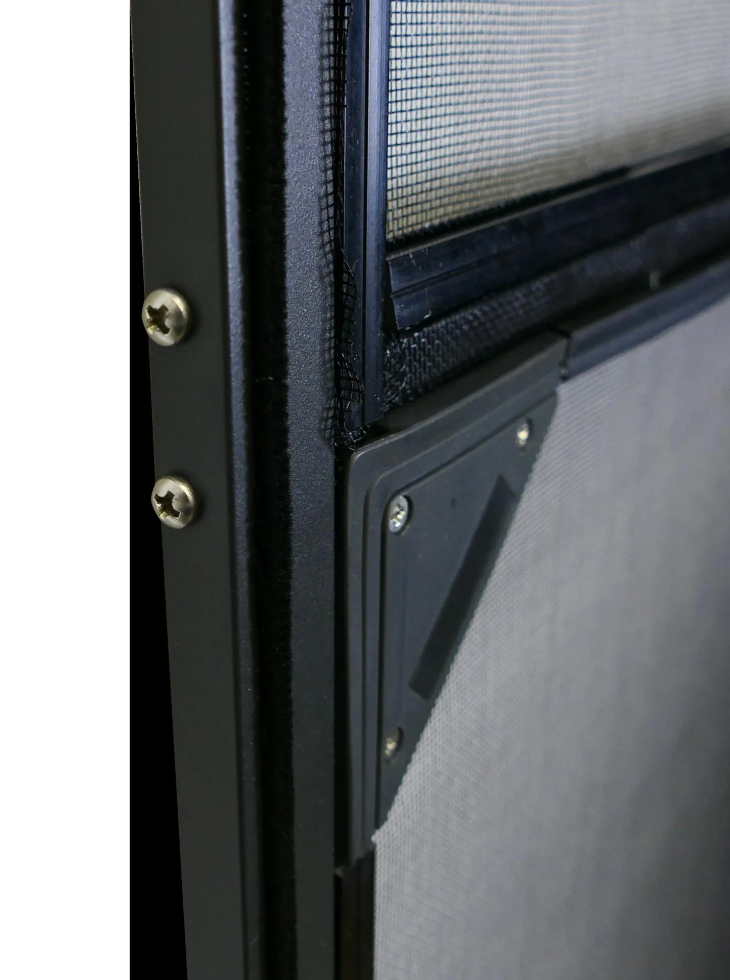 Teleskopierbarer Insektenschutz für Türen, 100 x 215cm, Anthrazit - 9