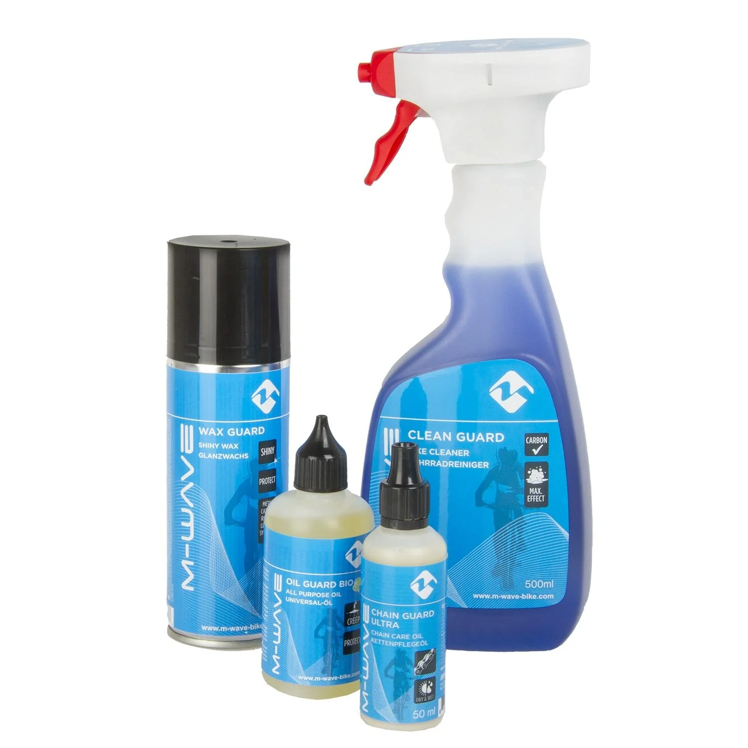 Fahrrad-Pflege Set "Guard Team" - 4 teilig - 1
