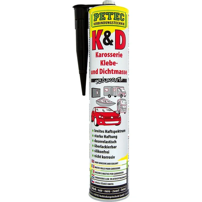 Karosserie Klebemasse/ Dichtmasse, schwarz, 310 ml - 9