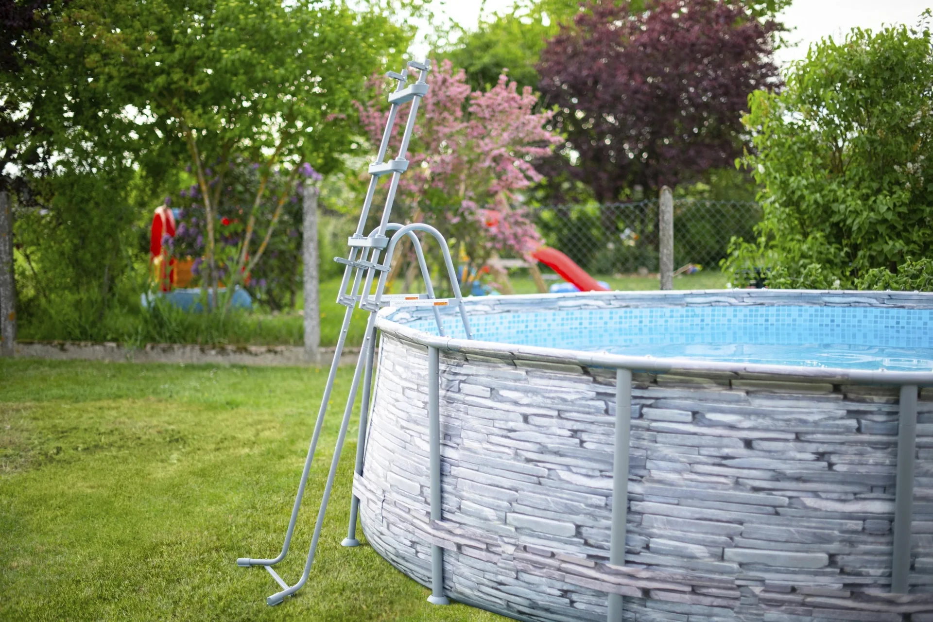 Elite Frame Pool Ø427 x 107 cm Stein grau - 13