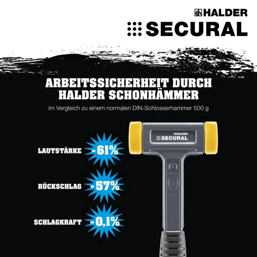 Schonhammer "SECURAL plus", rückschlagsfrei, 30 x 40 - 2