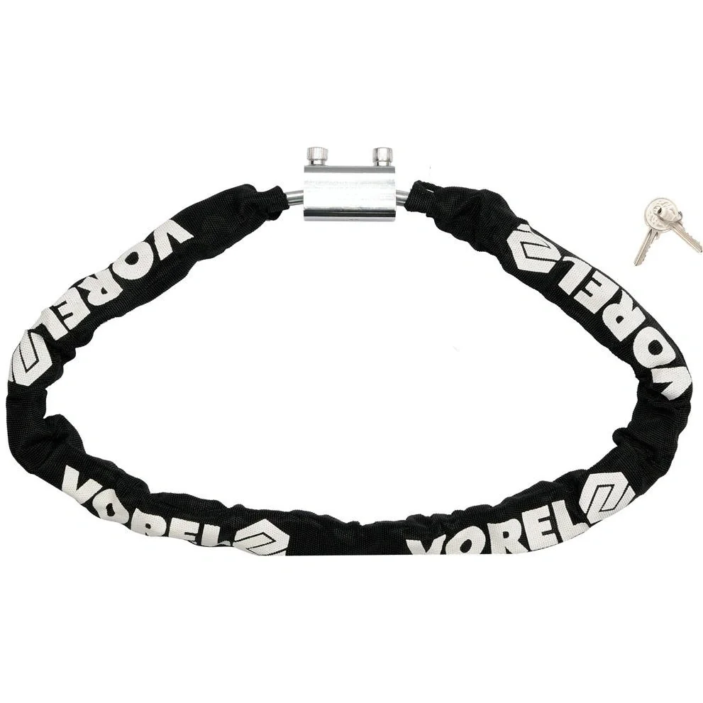 Stahlkettenschloss mit Schlüssel - 120cm - 1,3kg - Für Motorroller, Motorräder und Fahrräder - 1