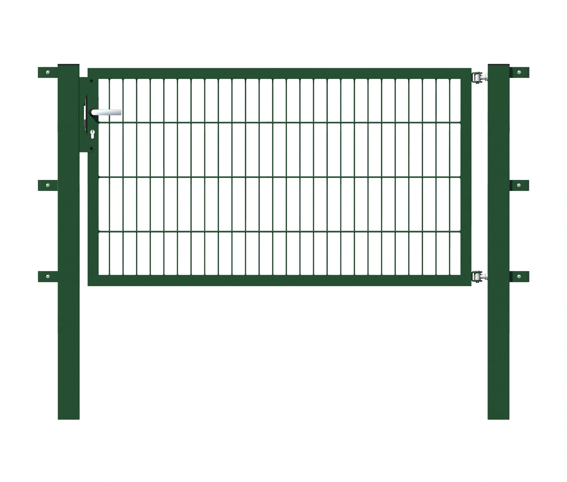 Einzeltor Flexo mit Zubehör, grün/ Breite 150 cm, Höhe 80 cm - 1